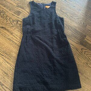 Joe Fresh Black Textured Midi Dress